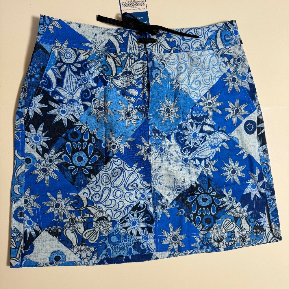 NWT - RipSkirt Sport Skirt - Patchwork Blue -- Size M